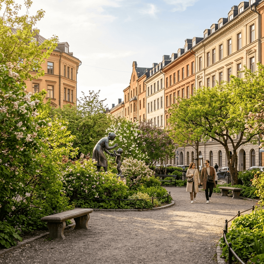 Axel Landquists park — Kultur och platser vid Nytorget, SoFo Södermalm